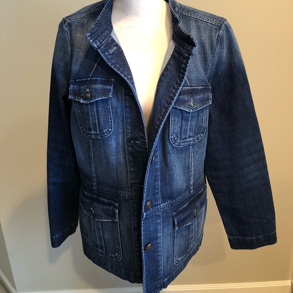 Denim blazer